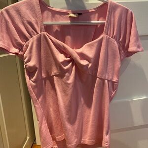 Pink Short Sleeve Top